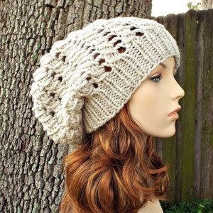 Womens Hat Slouchy Beanie Knit Hat Womens Accessories - Etsy