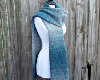 Knit Scarf, Oversized Scarf, Womens Scarf, Mens Scarf, Winter Scarf