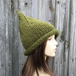 Witch Hat, Wizard Hat, Chunky Knit Hat, Womens Hat, Mens Hat, Halloween Costume, Fall Fashion