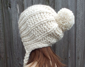 Patrón de gorro de punto, patrón de tejido de gorro, gorro con orejeras, gorro holgado, gorros de mujer, gorro para hombre, tutorial de tejido - St Paul Split Brim Beanie