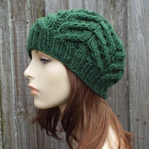 Chunky Knit Hat, Womens Hat, Mens Hat, Winter Hat, Knit Beanie, Knit Cap, Cable Hat, Cable Knit Hat, Cable Beanie