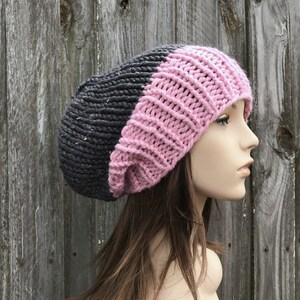 Chunky Knit Hat, Womens Hat, Mens Hat, Winter Hat, Knit Beanie, Knit Cap, Slouchy Hat, Knit Accessories, Adaline Slouchy Beanie