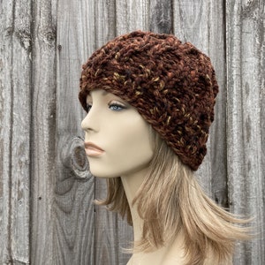 Chunky Knit Hat, Womens Hat, Mens Hat, Winter Hat, Cable Knit Hat, Knit Beanie, Knit Cap, Amsterdam Cable Beanie, Sequoia