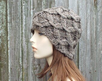 Chunky Knit Hat, Womens Hat, Mens Hat, Winter Hat, Knit Beanie, Knit Cap, Beatrix Beanie