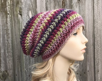 Easy Crochet Hat Pattern, Womens Hats, Slouchy Beanie Pattern, Hat Crochet Pattern, Winter Hats Pattern, Boho hat, Slouchy Hat, Leighton