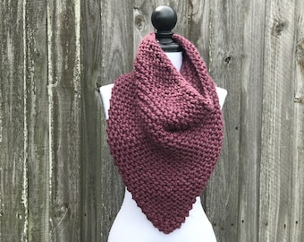 Chunky Knit Cowl, Oversized Scarf, Neckwarmer, Womens Scarf, Womens Cowl, Knit Scarf, Winter Scarf, Mens Scarf, Mens Cowl, Bandana Cowl