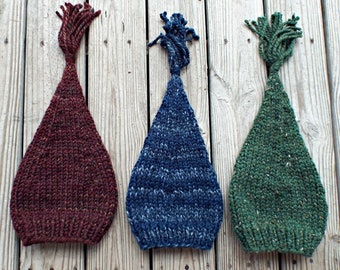 Elf Hat Pattern, Hat Knitting Pattern, Knitted Hat Pattern, Gnome Hat, Womens Hat, Mens Hat, Knitting Pattern For Elf Hat