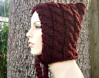 Wzór do natychmiastowego pobrania - Wzór na czapkę - Wzór na czapkę - Wzór na czapkę Cable Pixie - Wzór na czapkę damską - Damska