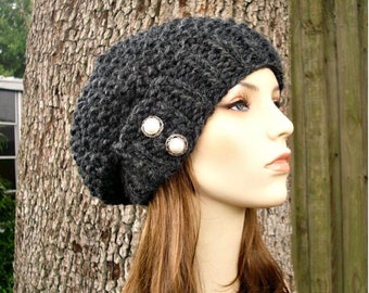 Téléchargement immédiat - modèle de tricot bonnet - modèle de bonnet en tricot pour béret graine - bonnet femme - accessoires femme