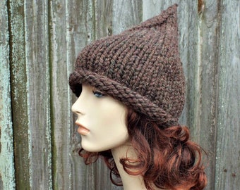 Witch Hat Pattern Knitting Pattern Knitted Hat Pattern Warlock Hat Elf Hat Gnome Hat Womens Hats Mens Hat - Knitting Pattern For Witchs Hat