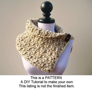 Instant Download Crochet PATTERN PDF - Crochet Cowl Scarf - Lucienne Cowl - Womens Cowl Pattern Crochet Cowl Pattern Womens Accessories