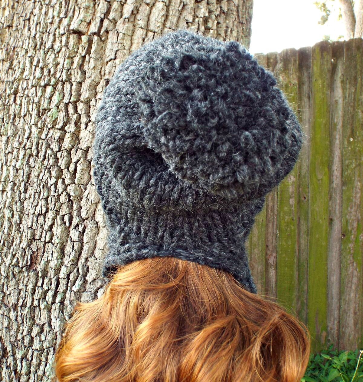 Slouchy Beanie, Chunky Knit Hat, Womens Hat, Mens Hat