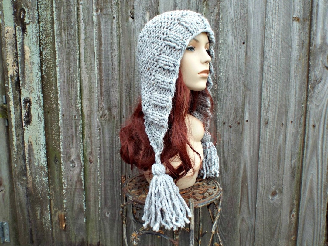 Knit Hat Pattern, Tassel Hat Knitting Pattern, Knit Hood Pattern, Chunky Knit Hat, Womens Hat, Winter Hat, Knit Beanie, Ear Flap Hat - Etsy Knit Hat Pattern, Tassel Hat Knitting Pattern, Knit Hood Pattern, Chunky Knit Hat, Womens Hat, Winter Hat, Knit Beanie, Ear Flap Hat - Etsy