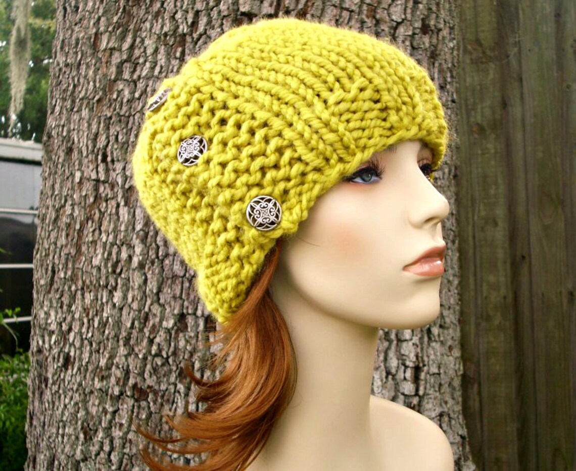 Instant Download Knitting Pattern Womens Hat Pattern Knit Etsy