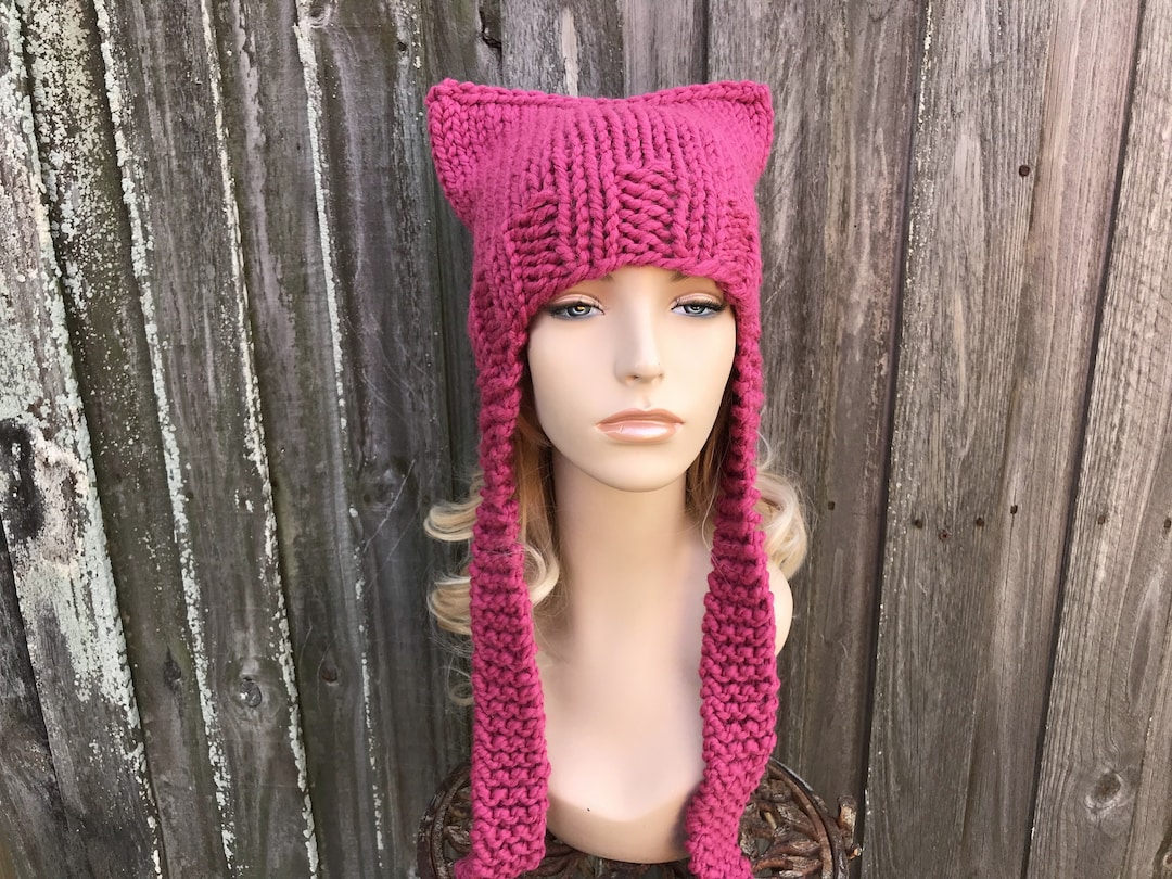Knit Cat Hat Knitting Pattern, Knit Hat Pattern, Ear Flap Hat, Cat Ear Hat, Womens Hat, Easy Knitting Patterns for Hats, Knitting Tutorial - Etsy Knit Cat Hat Knitting Pattern, Knit Hat Pattern, Ear Flap Hat, Cat Ear Hat, Womens Hat, Easy Knitting Patterns for Hats, Knitting Tutorial - Etsy