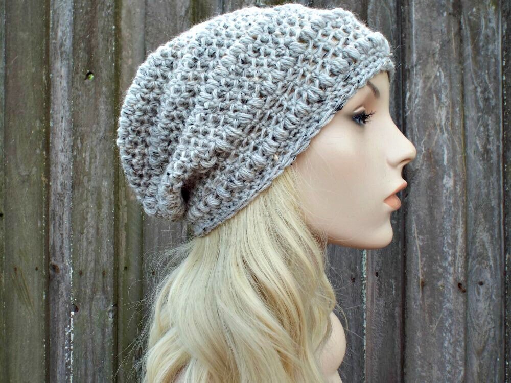 帽子 y.a.r.n knit hat Crochet Hat, Womens Hat, Mens Hat, Winter Hat, Boho Hat, Slouchy