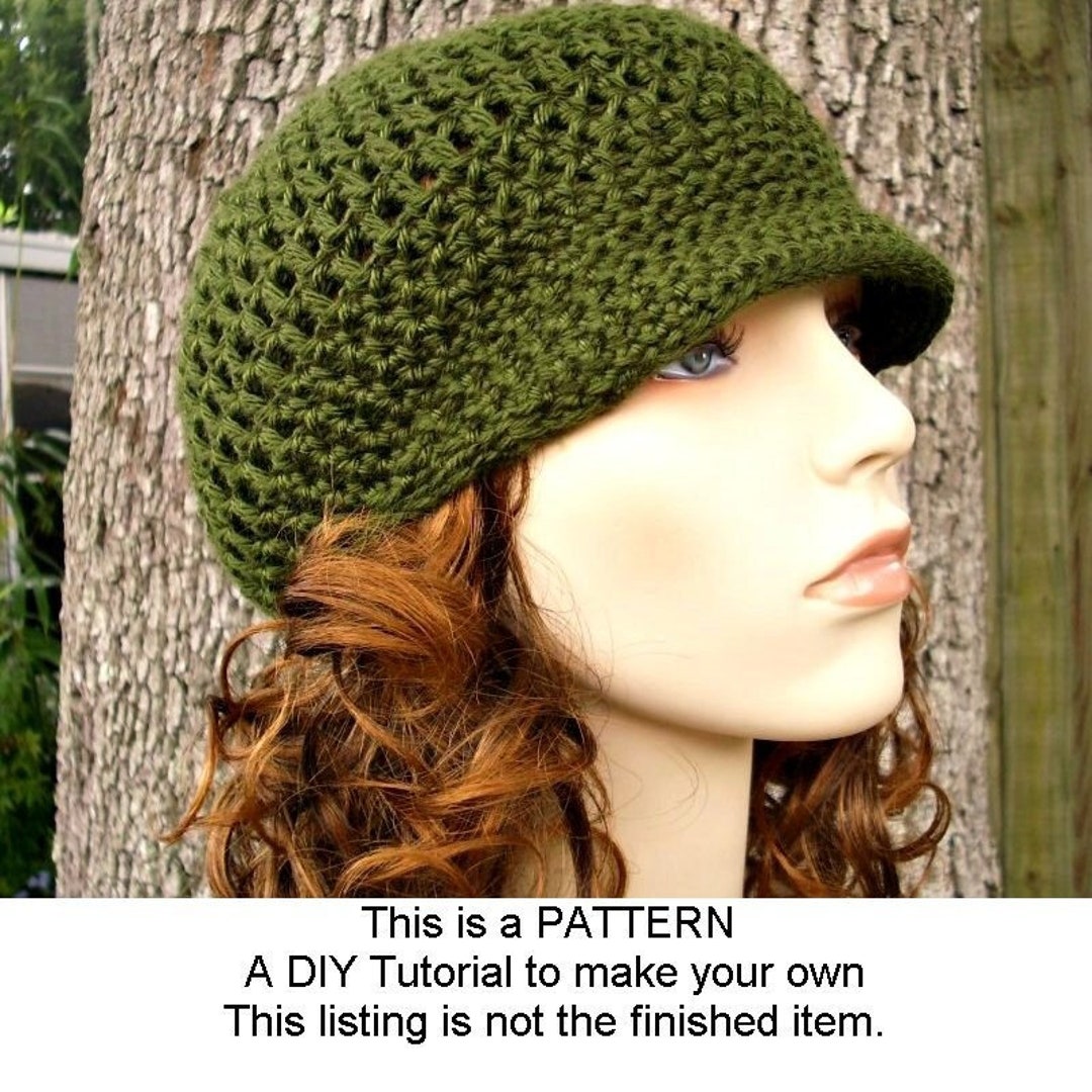 Crochet Hat Pattern for Skater Boy Hat With Brim, Newsboy Hat, Mens Hat, Womens Hat, Teens Hat, How to Crochet Tutorial Easy Crochet Pattern - Etsy Crochet Hat Pattern for Skater Boy Hat With Brim, Newsboy Hat, Mens Hat, Womens Hat, Teens Hat, How to Crochet Tutorial Easy Crochet Pattern - Etsy