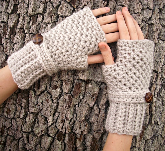 Fingerless Mittens Fingerless Gloves Hand Warmers Crochet Mittens