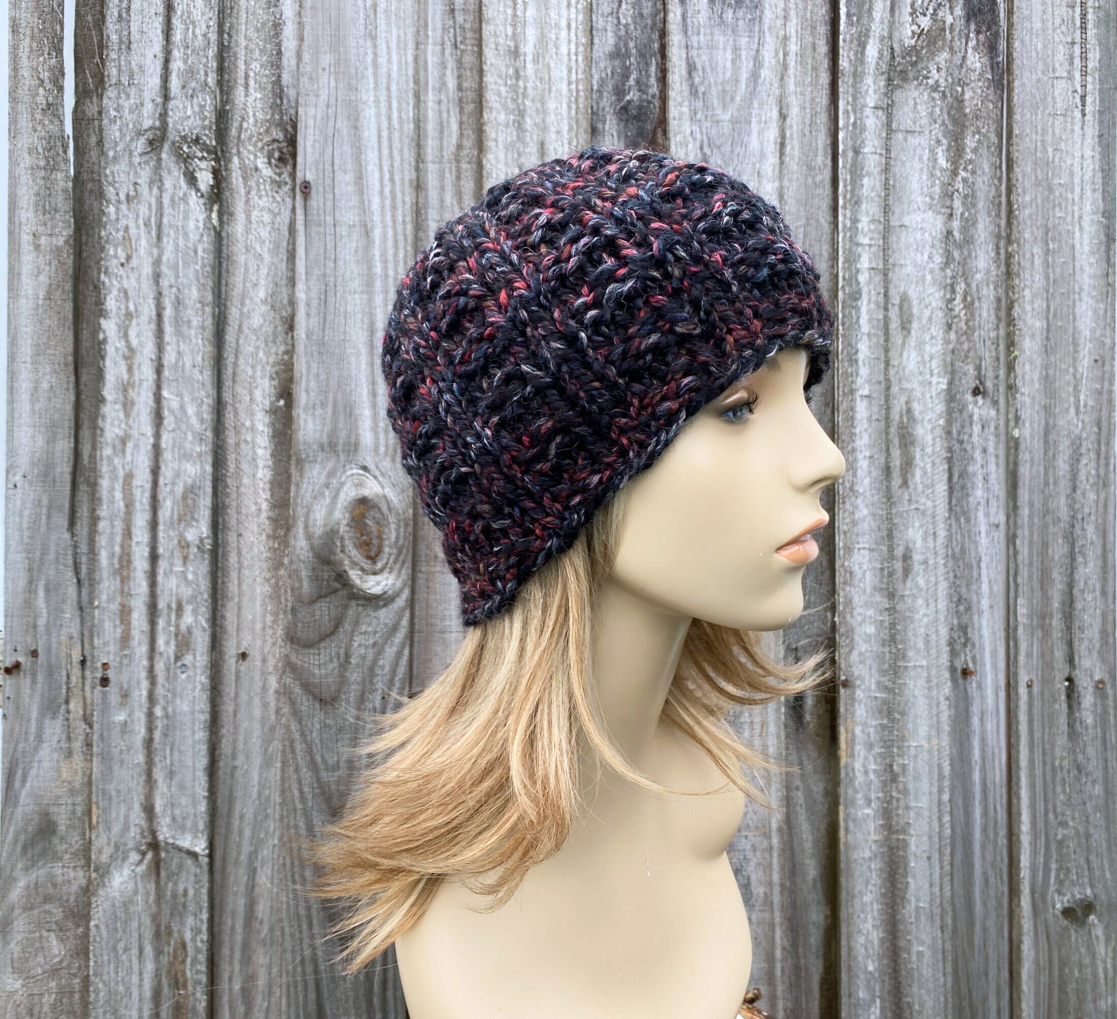 SUECOMMA BONNIE ◆ Weave knit hat(black) YUKIS834_013897_FRONT_vg547.jpg