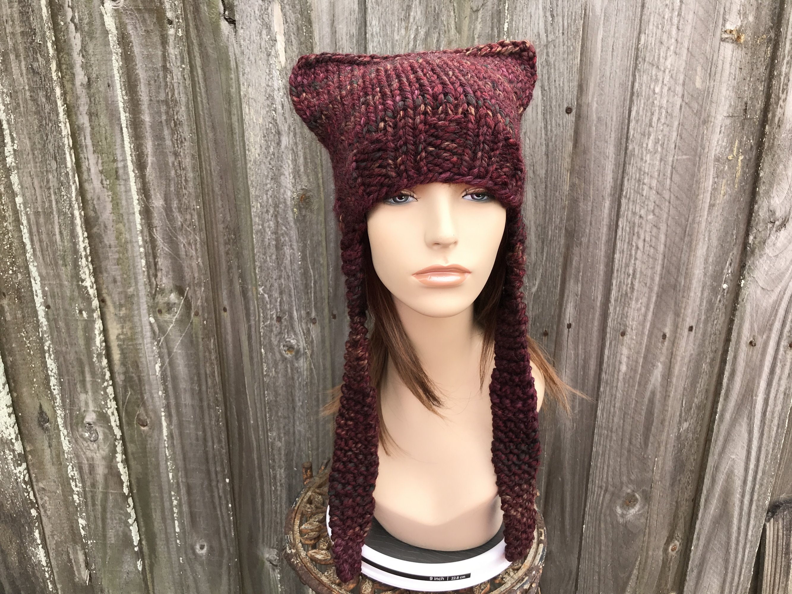 Ear Flap Hat, Chunky Knit Hat, Women Hat, Mens Hat, Winter Hat, Knit Beanie, Knit Cap, Earflap Hat, Cat Ear Hat, Cat Hat, Burgundy - Etsy Ear Flap Hat, Chunky Knit Hat, Women Hat, Mens Hat, Winter Hat, Knit Beanie, Knit Cap, Earflap Hat, Cat Ear Hat, Cat Hat, Burgundy - Etsy
