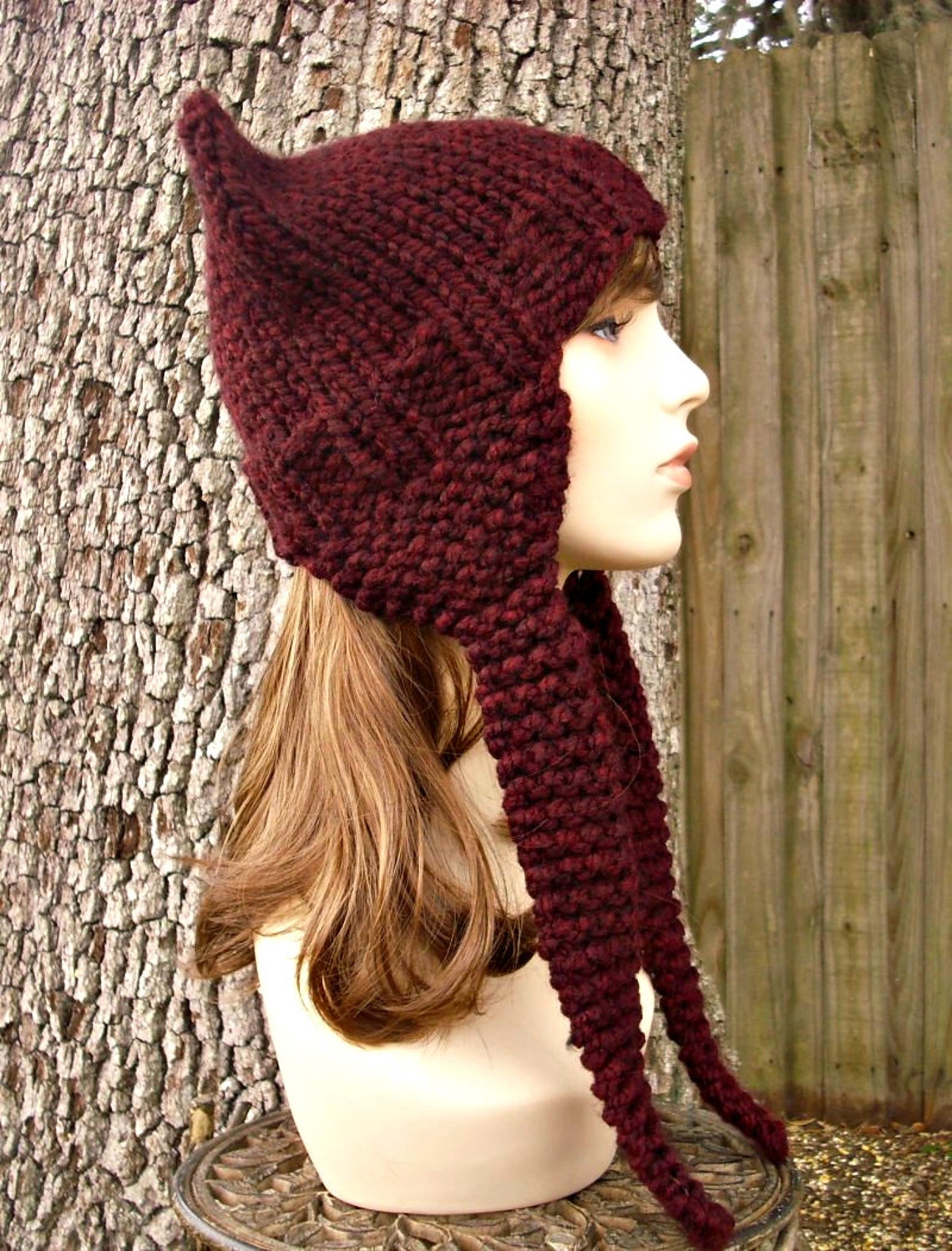 Knit Cat Hat Knitting Pattern Knit Hat Pattern Ear Flap Hat Etsy