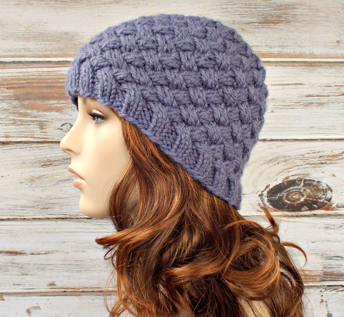Instant Download Knitting Pattern Womens Knit Hat Pattern - Etsy