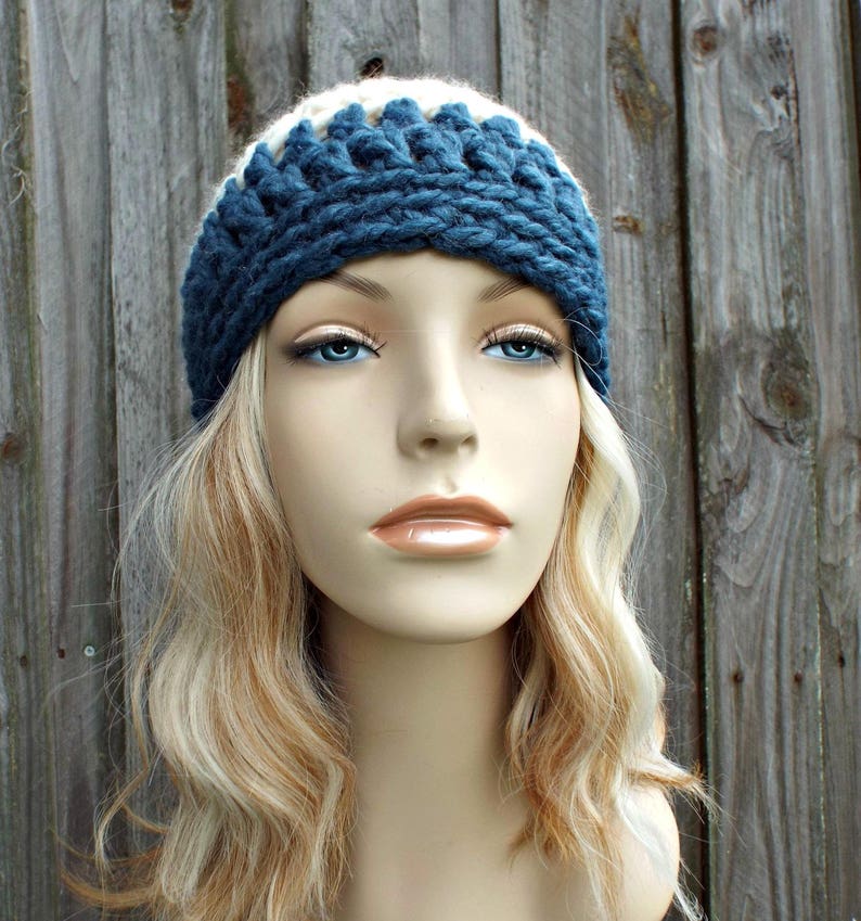 Warm Winter Hat Red White and Blue Beanie Patriotic Hat Crochet Womens Hat Mens Hat READY TO SHIP