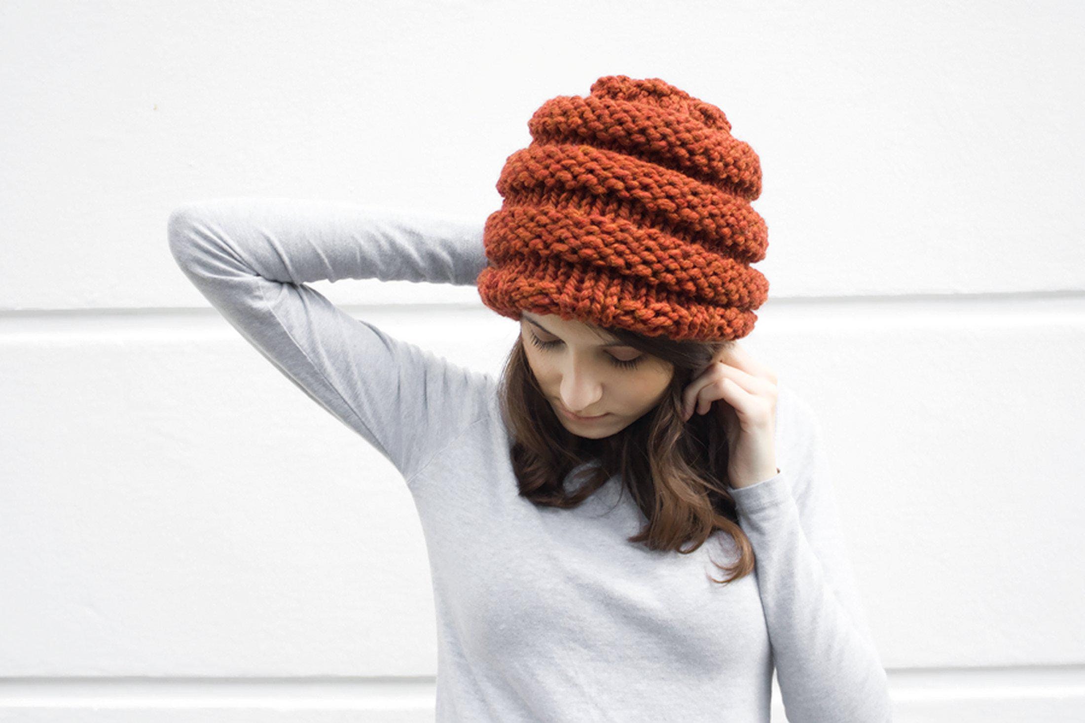 Chunky Knit Hat, Womens Hat, Mens Hat, Winter Hat, Knit Beanie