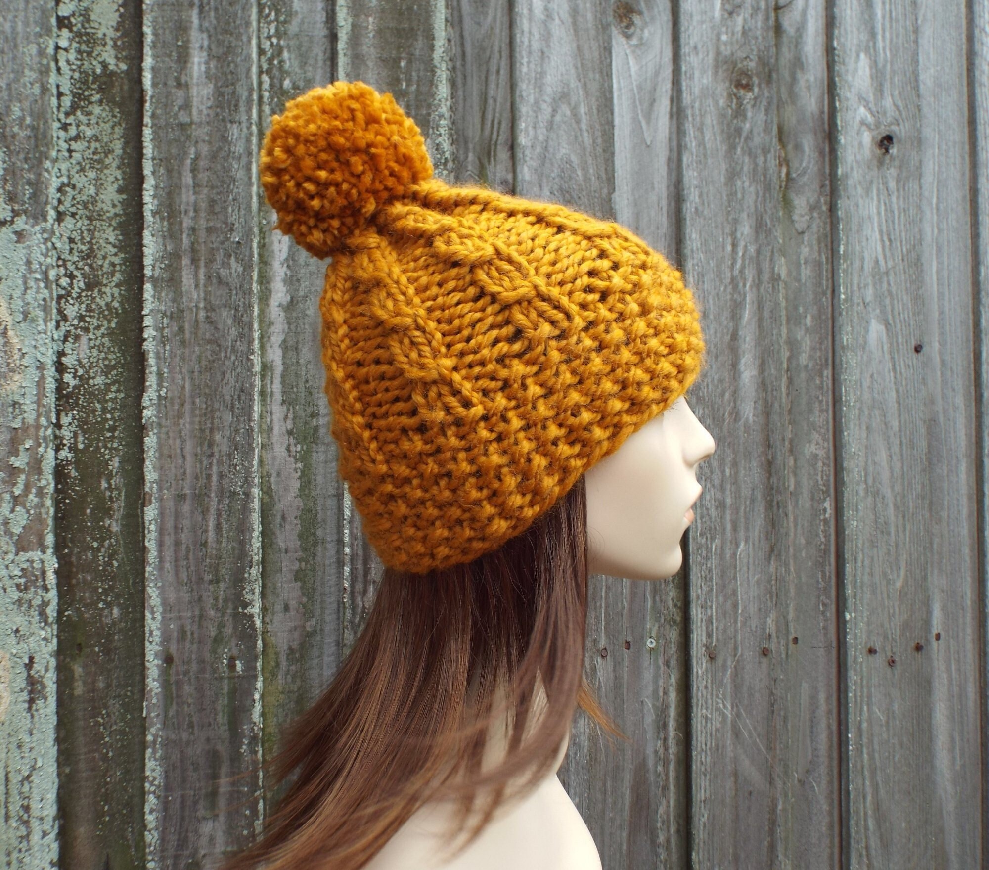 Bonnet D'hiver Torsadé Doublé Polaire - Homme/femme, Taille Unique | Chaud, Extensible, Pour Ski, Randonnée