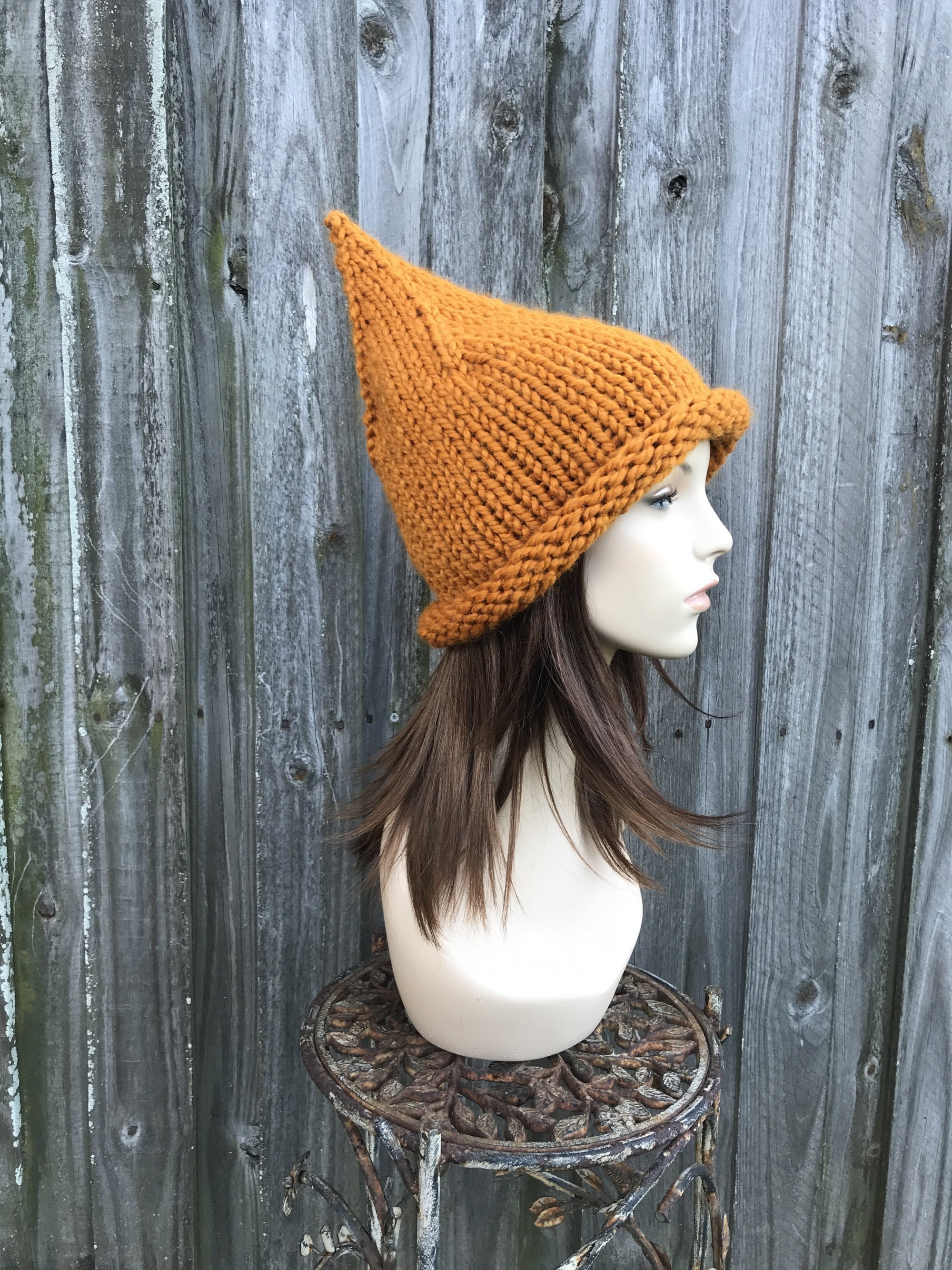当季大流行 Chunky Knit Hat Gnome Hat, Winter Hat, Mens Hat, Womens Hat, 帽子