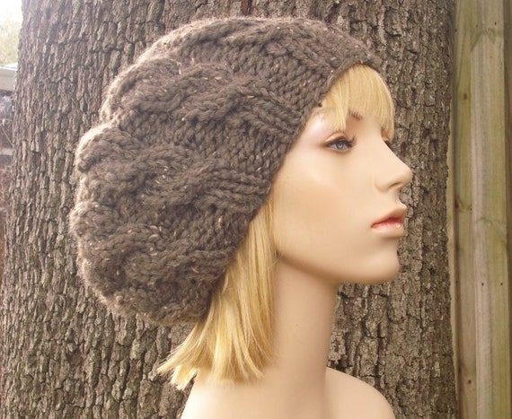 3545 Women\'s Chunky Knit Beret Angela & William Women main image 4