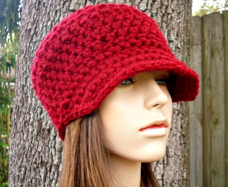 Chunky Crochet Hat Womens Hat Mens Hat 