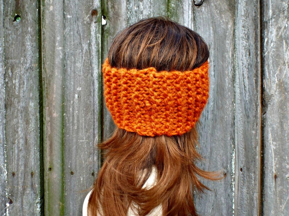 Chunky Knit Headband, Knit Head Band, Knit Ear Warmers
