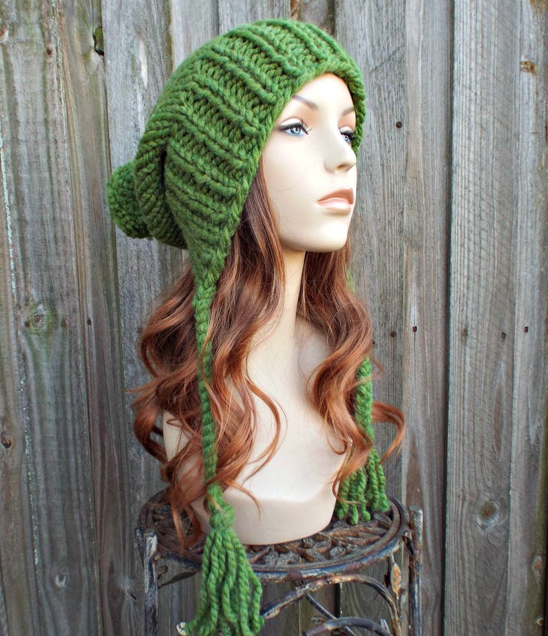 Chunky Knit Hat With Pom Pom for Men or Women Womens Hat Etsy