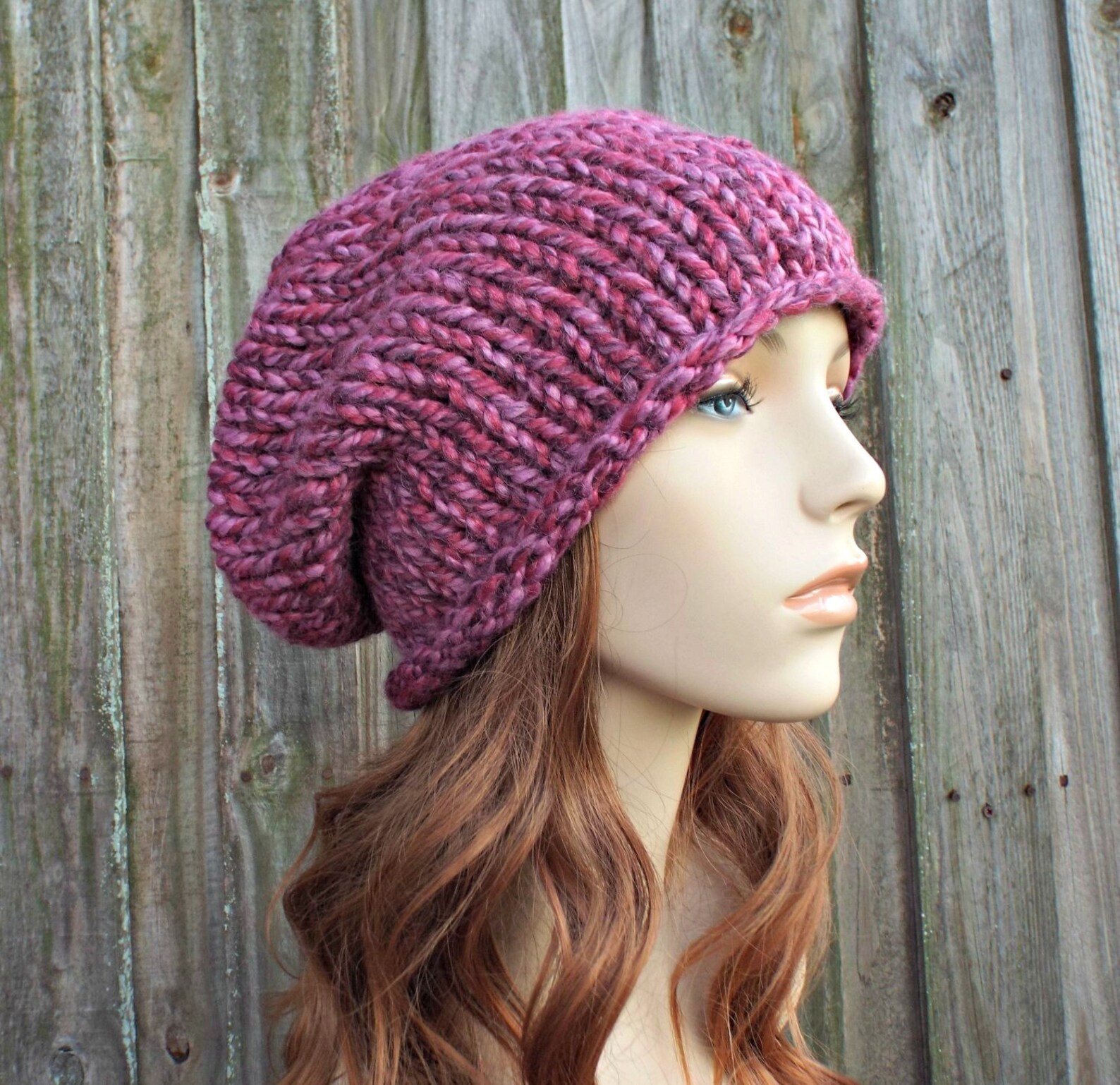 Chunky Knit Hat Pattern, Easy Knitting Pattern, Knit Beanie Pattern ...