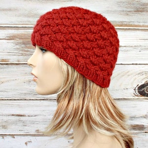 Instant Download Knitting Pattern - Womens Knit Hat Pattern - Knit Hat ...