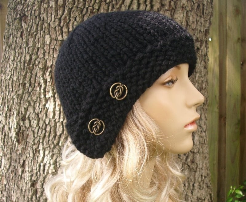 Knit Cloche Hat - Etsy