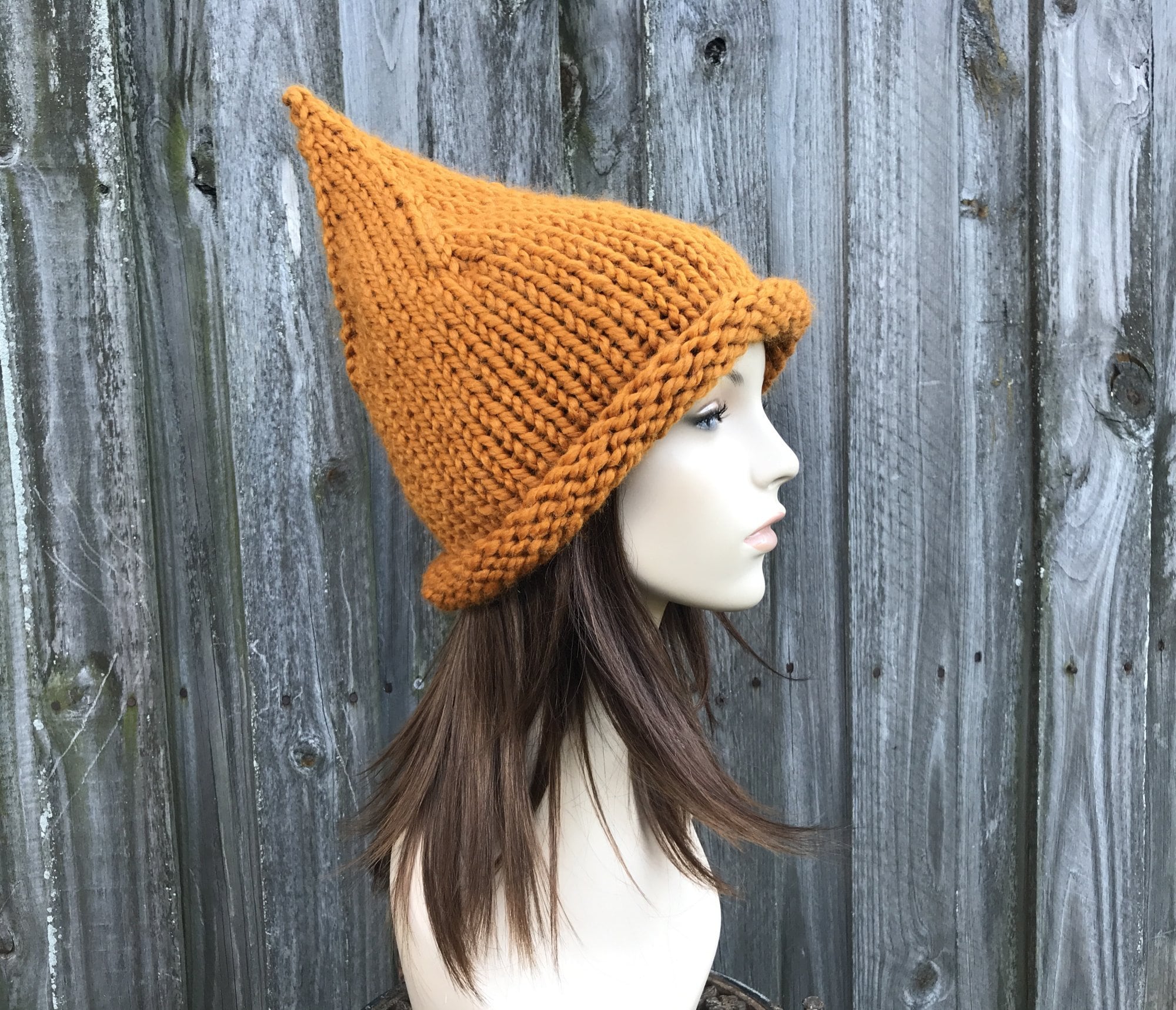Chunky Knit Hat, Womens Hat, Mens Hat, Winter Hat, Gnome Hat