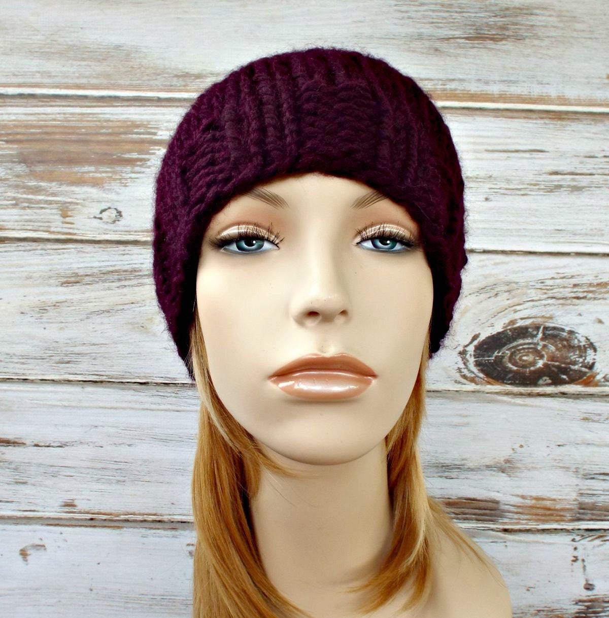 Chunky Knit Hat, Womens Hat, Mens Hat, Winter Hat, Elf Hat