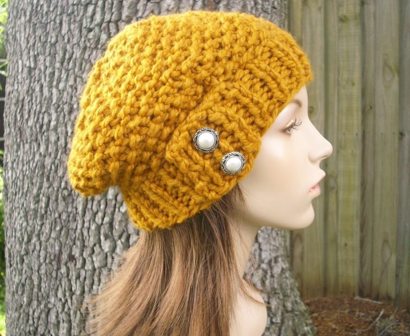 手編みベレー帽、チャンキーニット帽、レディース帽子、メンズ帽子、冬