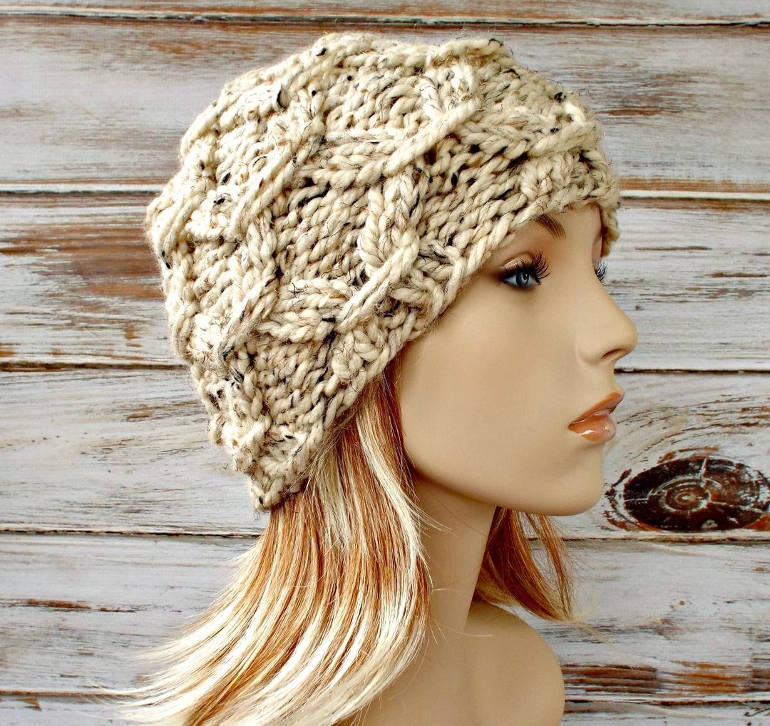 Chunky Knit Hat Mens Hat Womens Hat Winter Hat Knit - Etsy