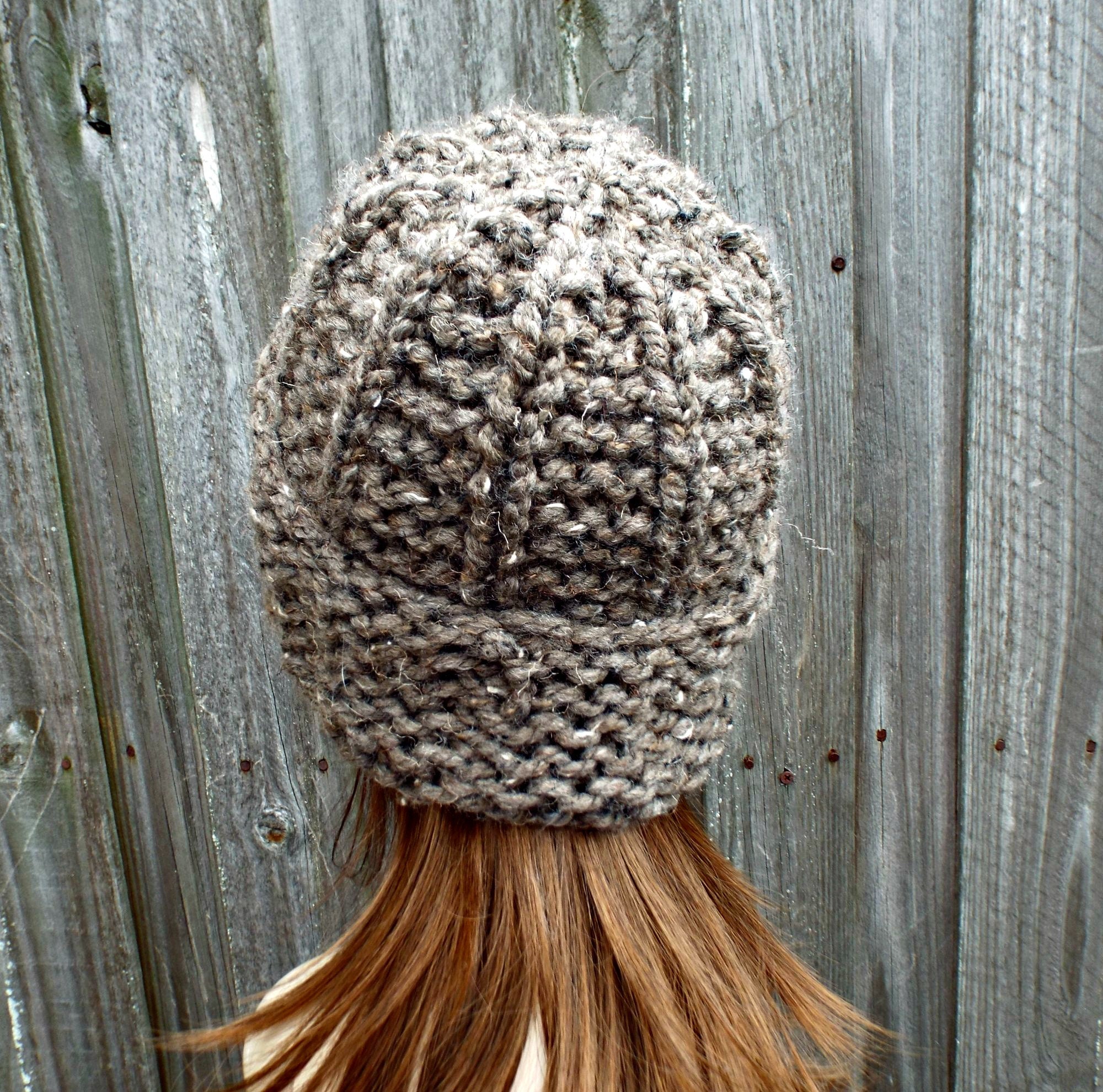 Chunky Knit Hat Pattern Knitting Pattern Knit Beanie | Etsy