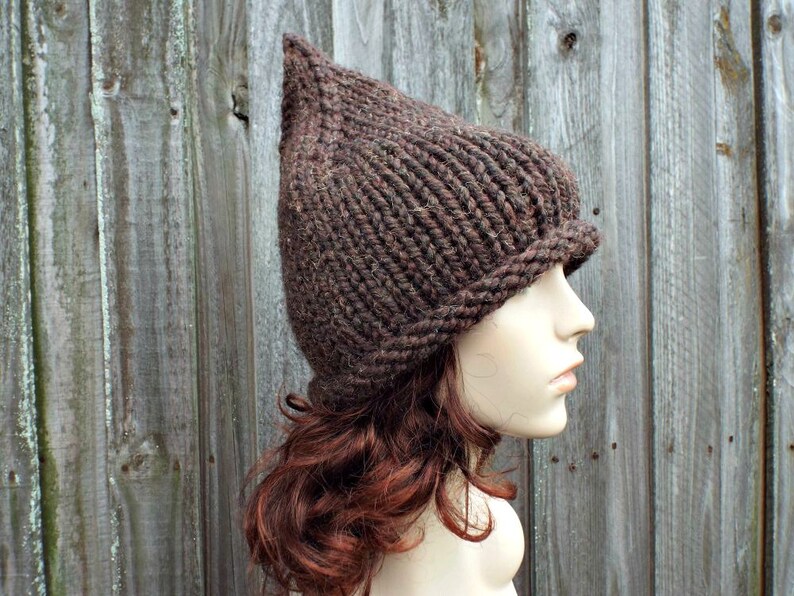 Witch Hat Pattern Knitting Pattern Knitted Hat Pattern Warlock Etsy