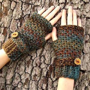 Crocheted Fingerless Gloves Crocheted Fingerless Mittens Hand Warmers Womens Crochet Mittens Texting Gloves Fingerless Mitts Fall Fashion