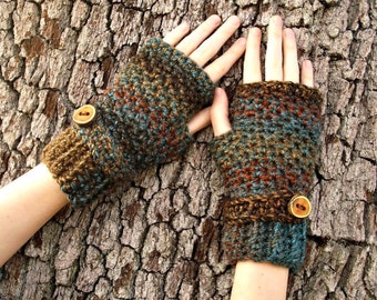 Crocheted Fingerless Gloves Crocheted Fingerless Mittens Hand Warmers Womens Crochet Mittens Texting Gloves Fingerless Mitts Fall Fashion