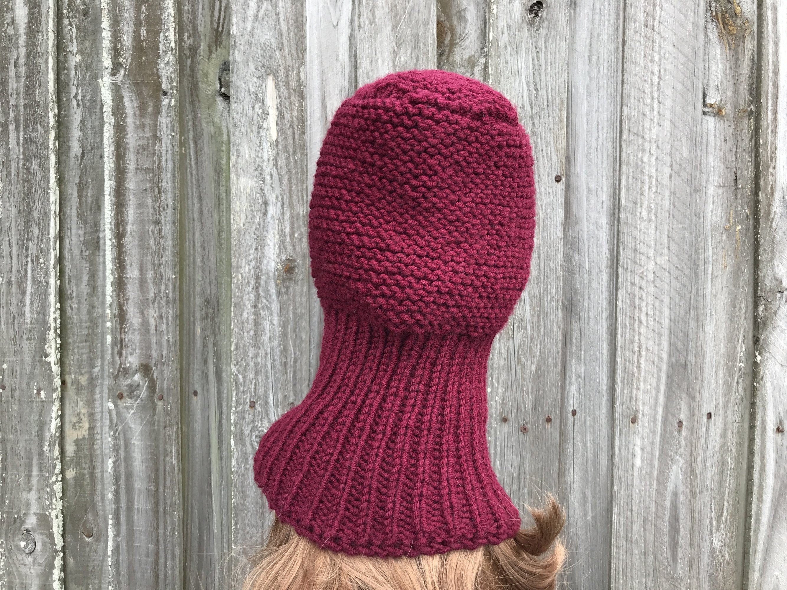 Chunky Knit Balaclava, Womens Balaclava, Mens Balaclava, Ski