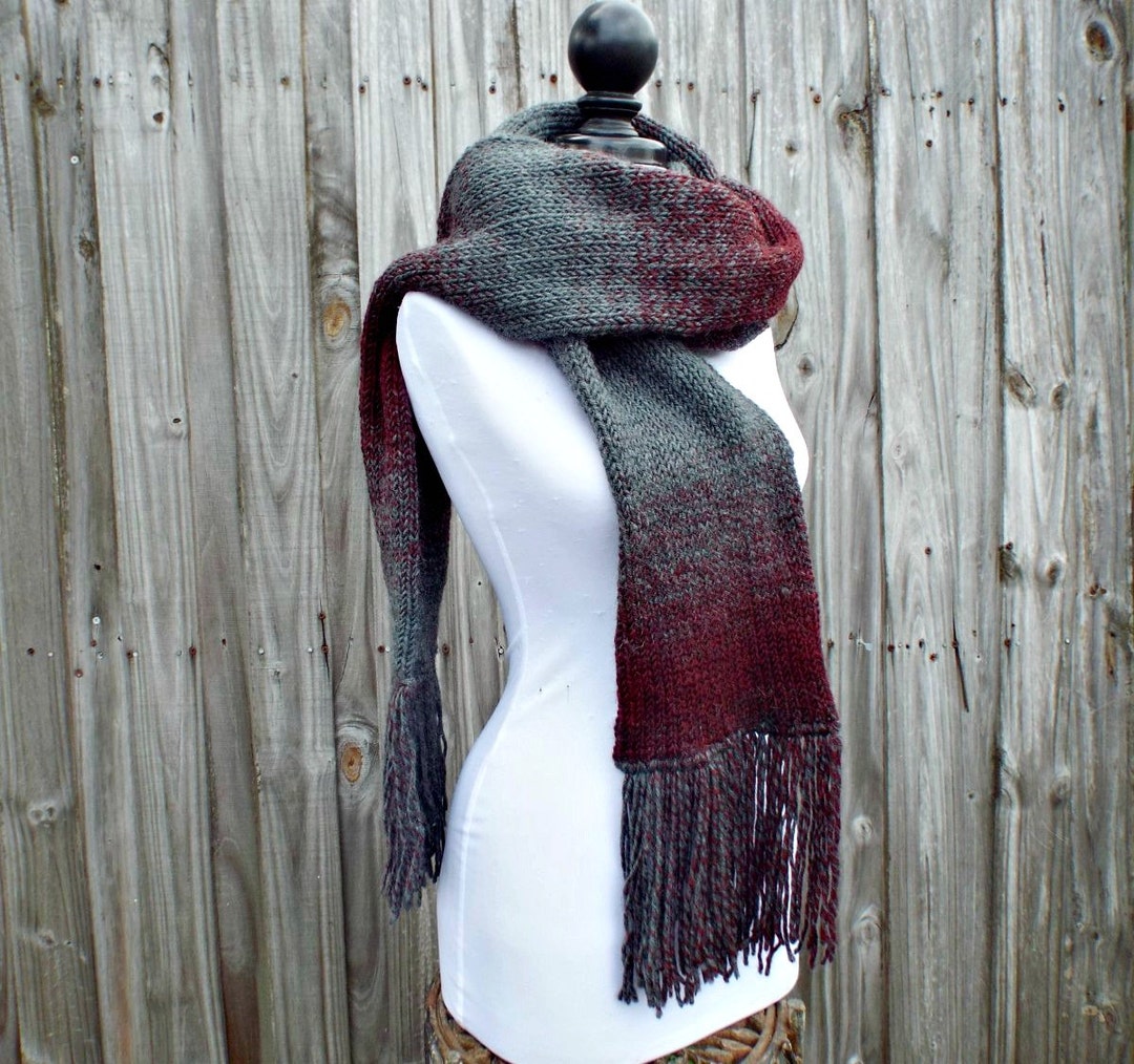 Oversized Scarf Mens Scarf Winter Scarf Womens Scarf Double Etsy