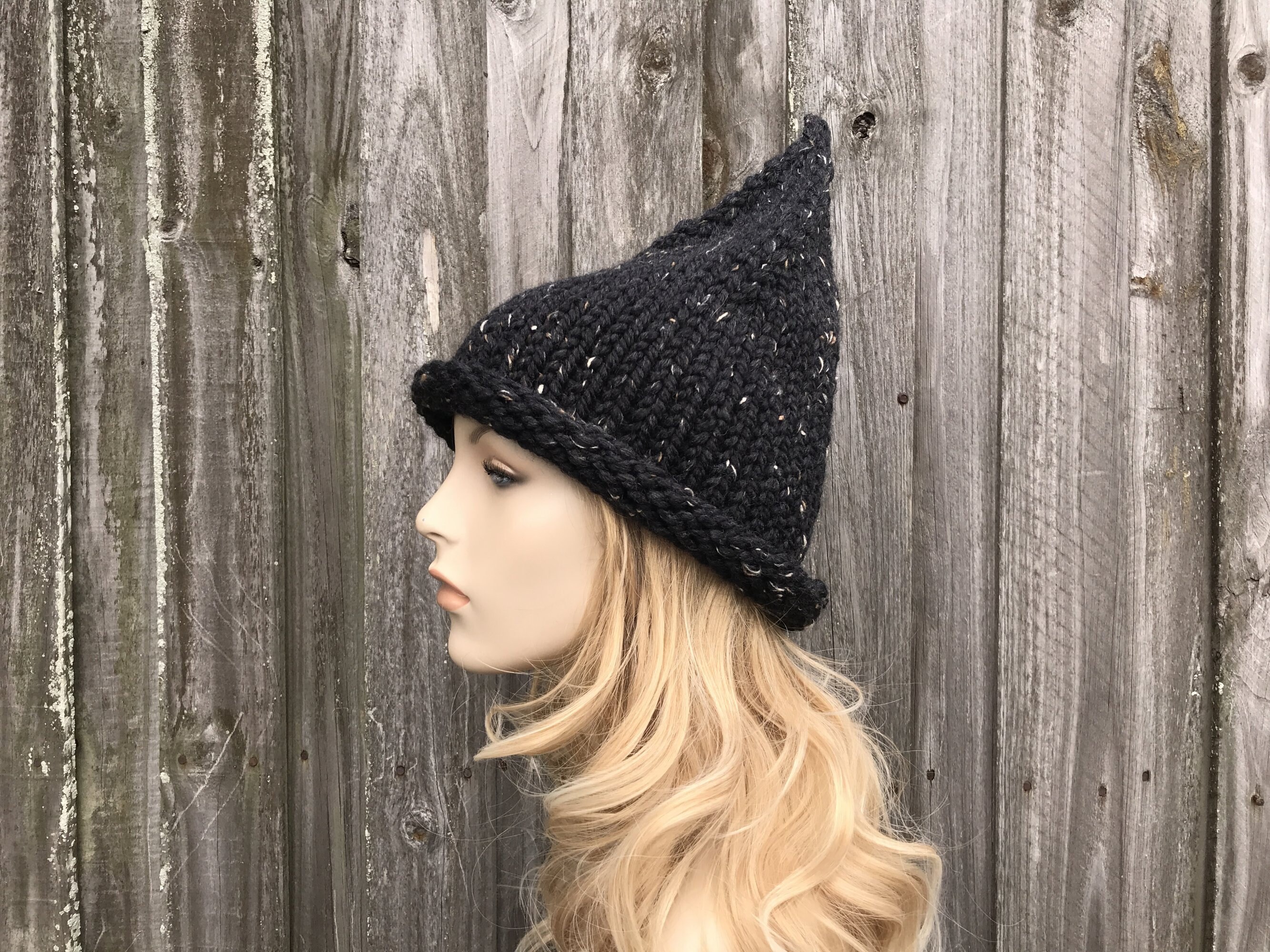 Knit Witch Hat, Witch Beanie, Halloween Hat, Wizard Hat, Chunky Knit Hat, Womens Hat, Mens Hat, Halloween Costume, Obsidian Black - Etsy Knit Witch Hat, Witch Beanie, Halloween Hat, Wizard Hat, Chunky Knit Hat, Womens Hat, Mens Hat, Halloween Costume, Obsidian Black - Etsy
