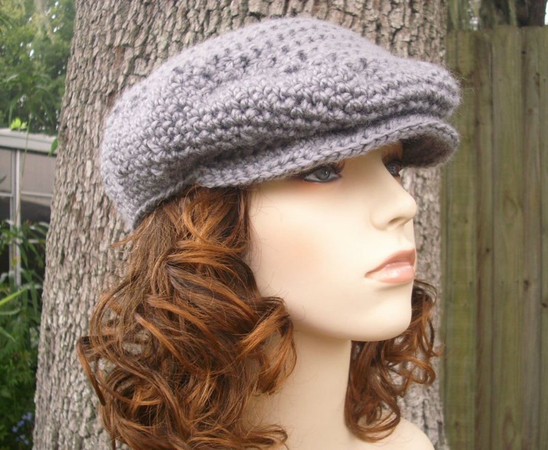 mens flat cap crochet pattern