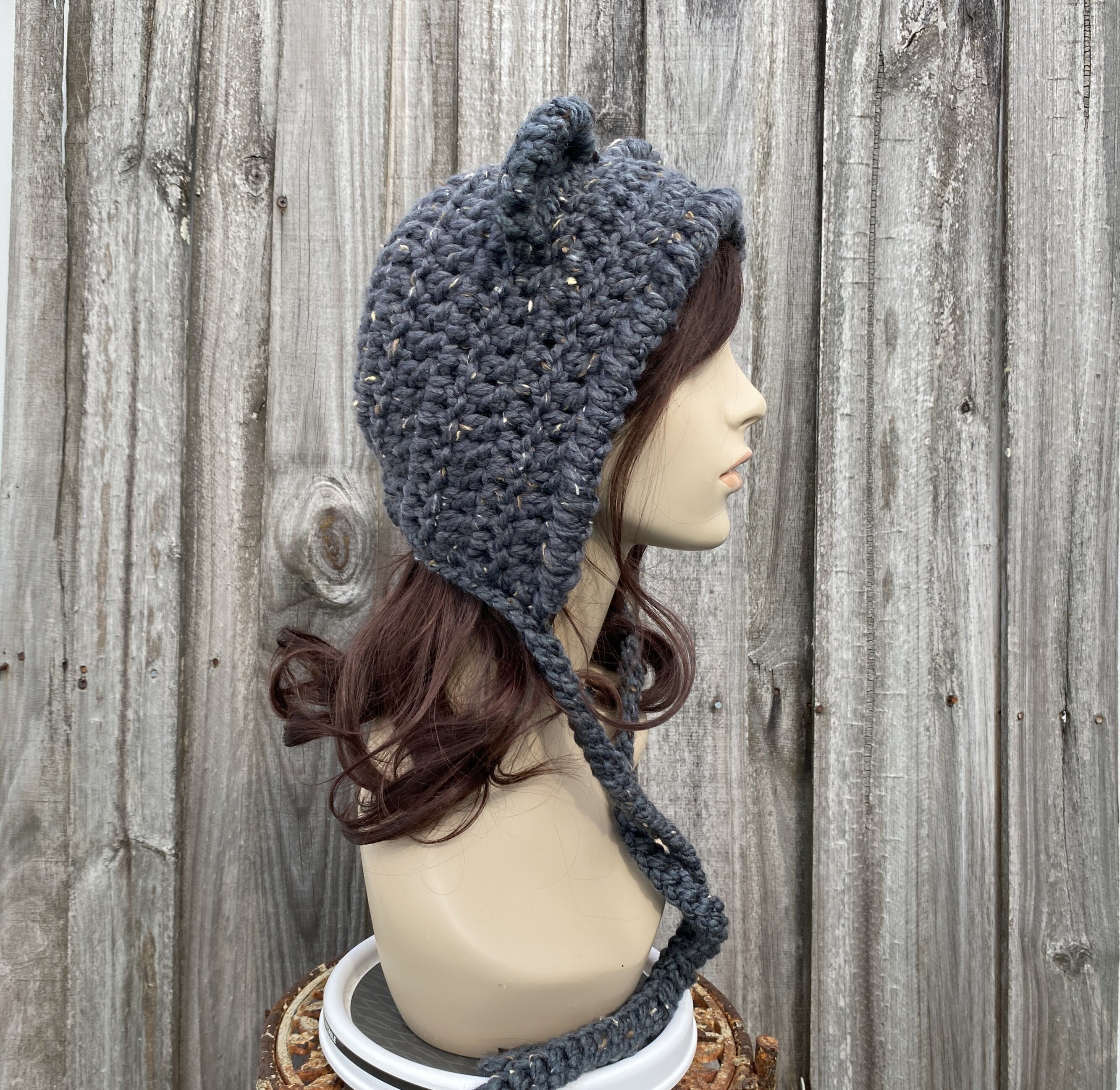 Bear Ear Hat, Bear Bonnet, Adult Bonnet, Chunky Crochet Hat, Crochet Beanie, Womens Hat, Mens Hat, Winter Hat, Crochet Bonnet, Graphite Grey - Etsy Bear Ear Hat, Bear Bonnet, Adult Bonnet, Chunky Crochet Hat, Crochet Beanie, Womens Hat, Mens Hat, Winter Hat, Crochet Bonnet, Graphite Grey - Etsy